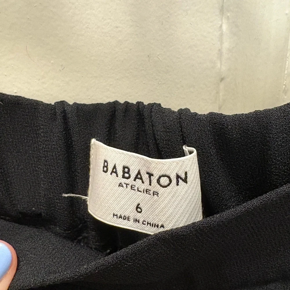 Aritzia Babaton Cohen Pant Black Size 6 - Picture 4 of 4